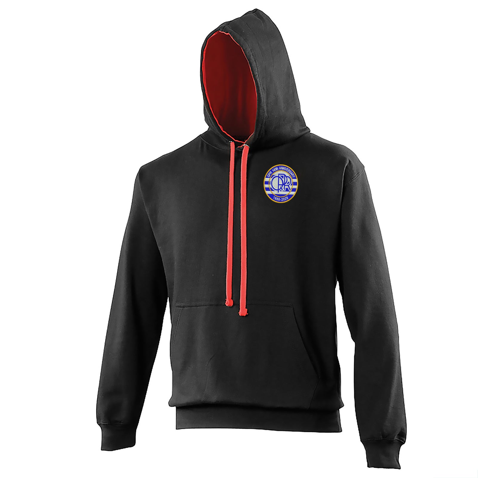 QPR Classic Football Contrast Hoodie