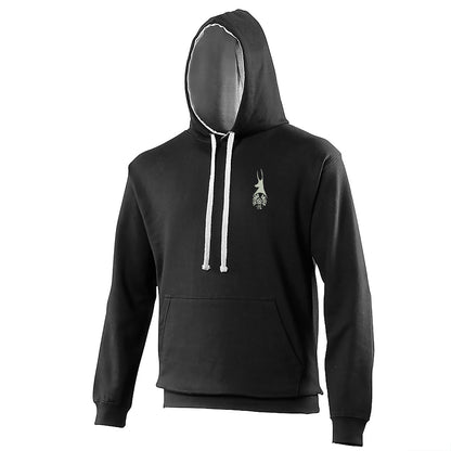 Retro Telford Embroidered Contrast Hoodie