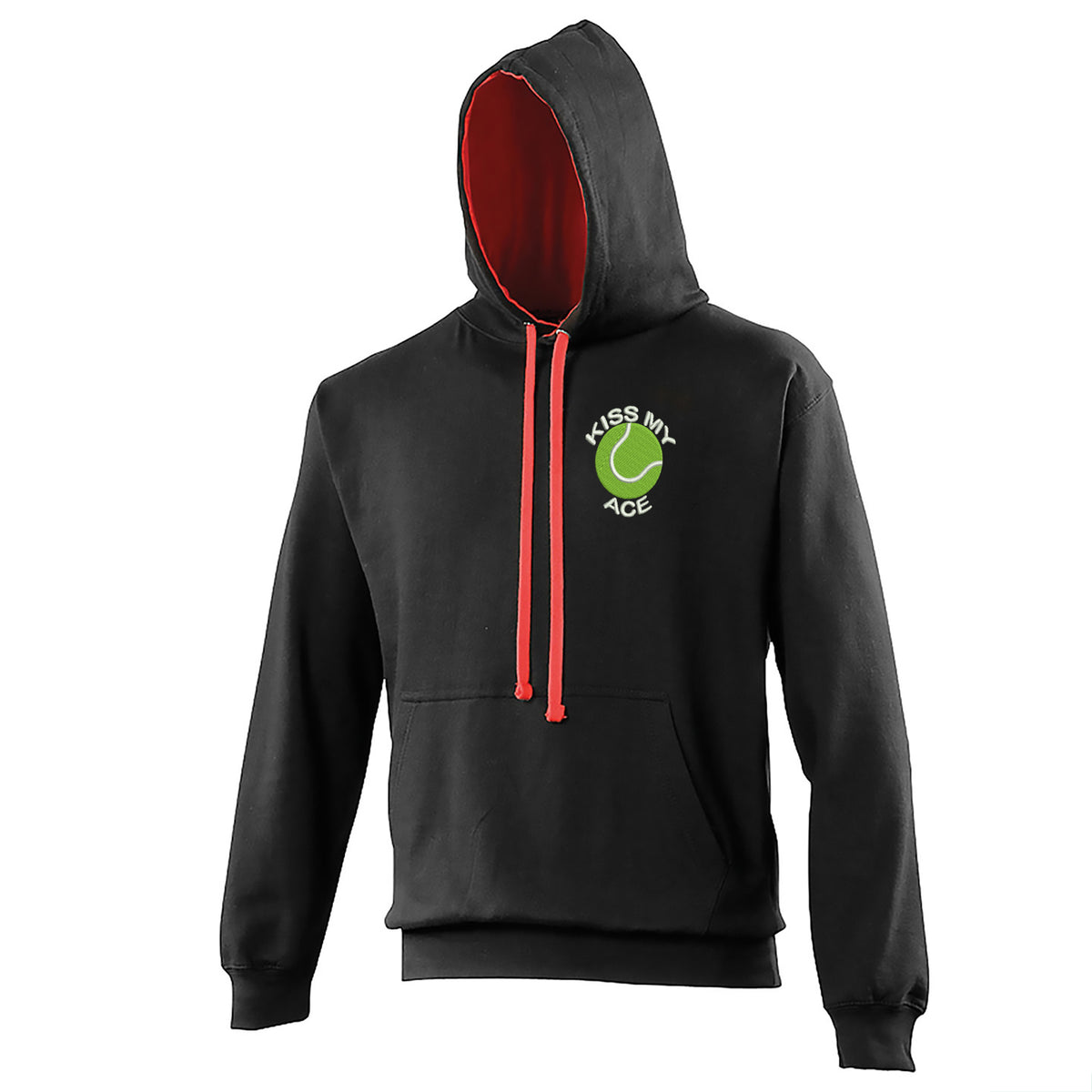 Kiss My Ace Contrast Hoodie