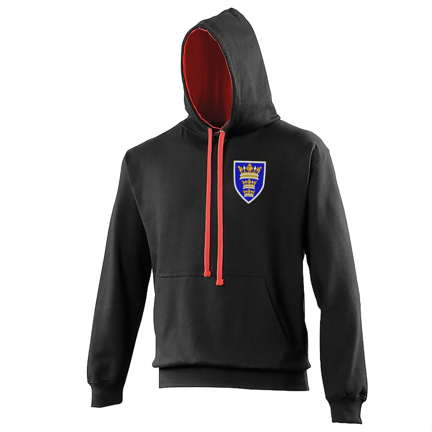 Retro Hull 1935 Embroidered Contrast Hoodie