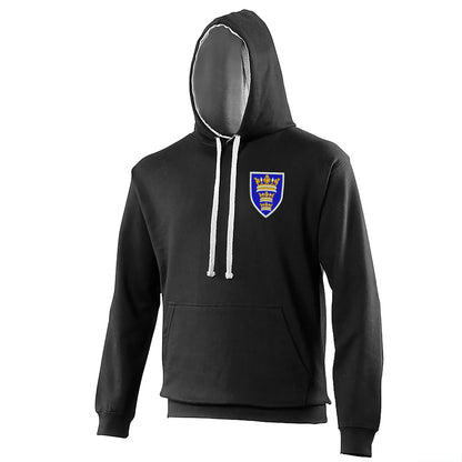Retro Hull 1935 Embroidered Contrast Hoodie