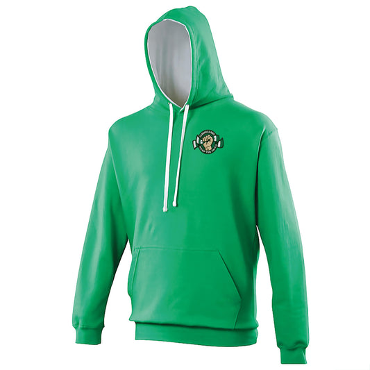 Hibernian Fans Football Contrast Hoodie