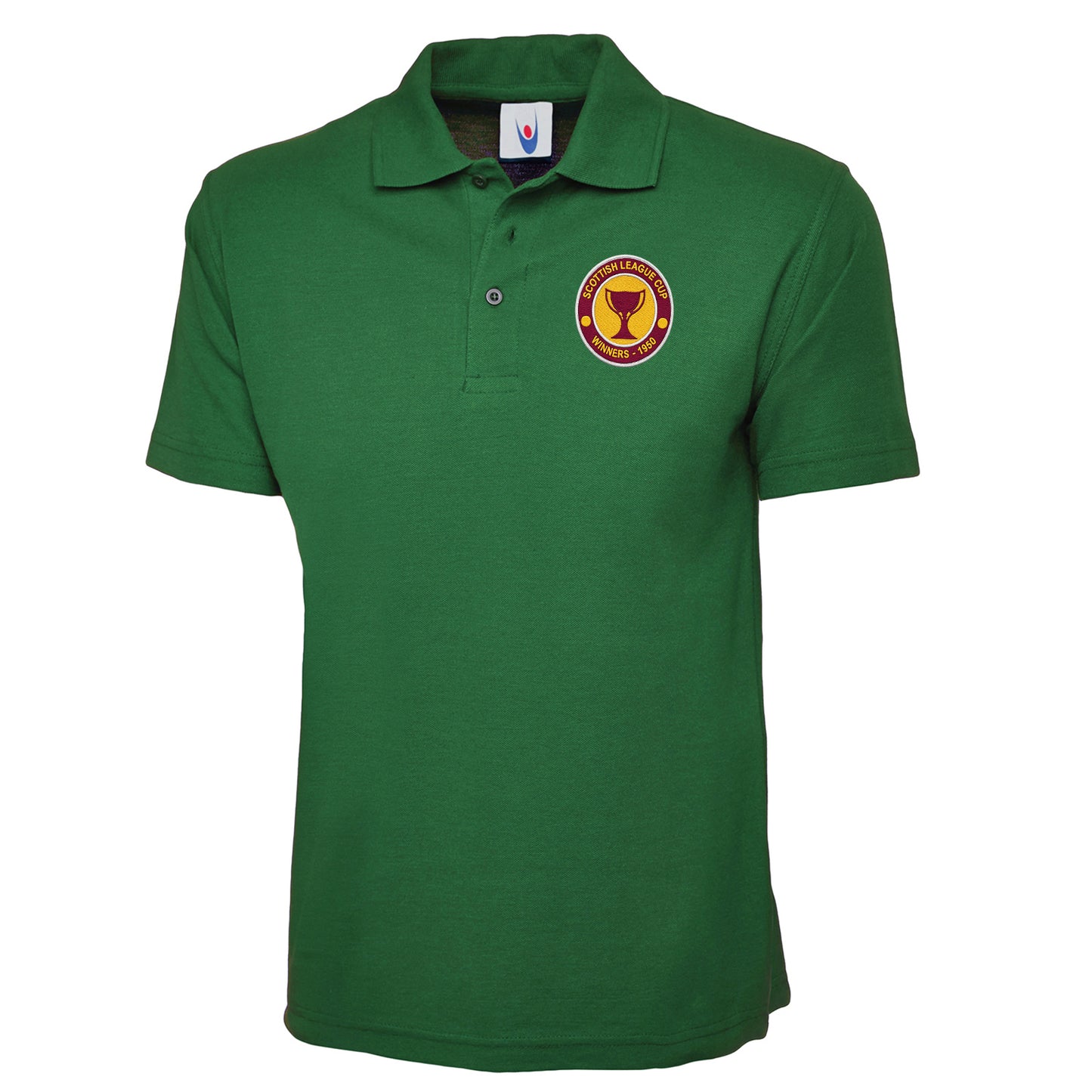 Retro Motherwell Scottish League Cup Winners 1950 Polo Shirt