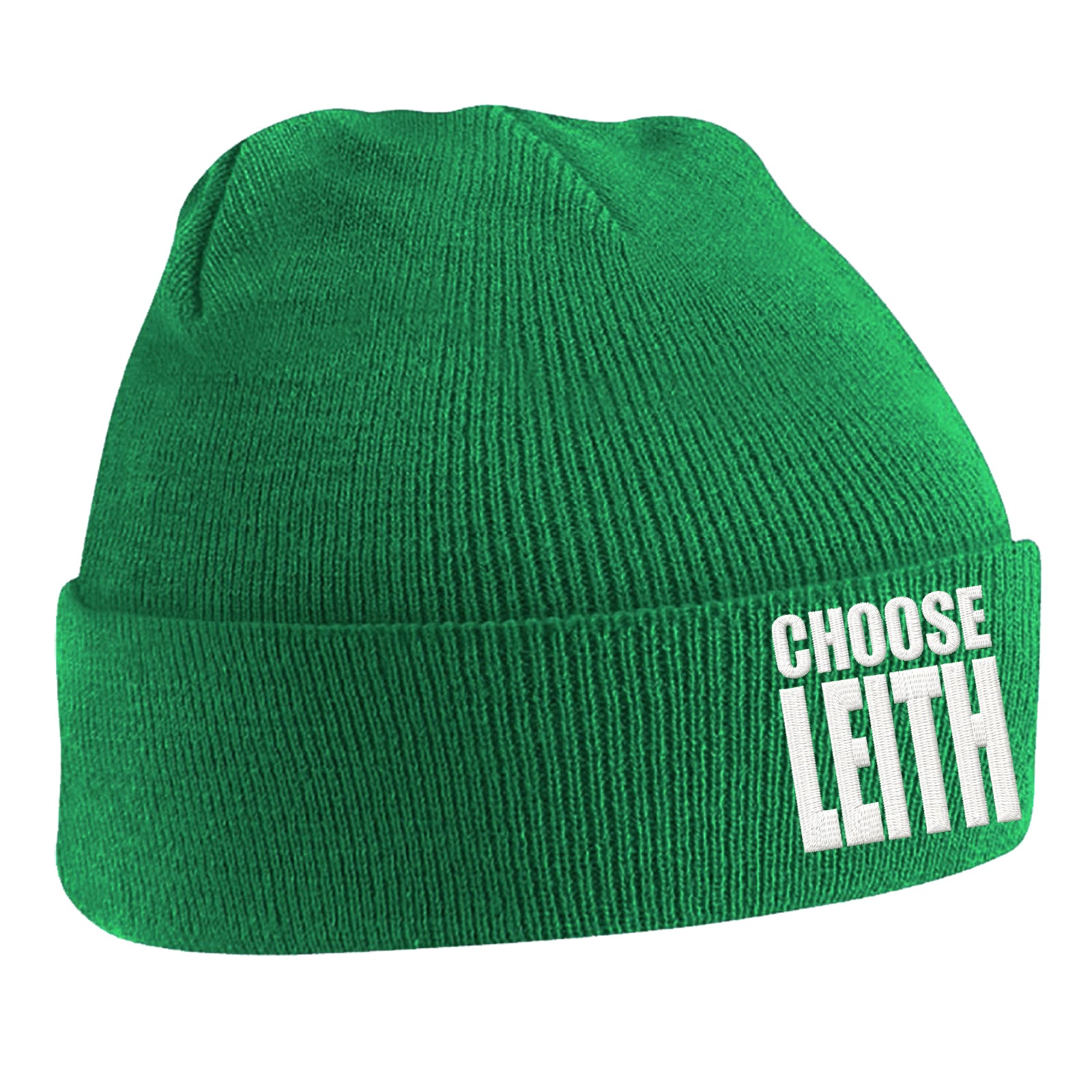 Hibs FC Choose Leith Football Beanie Hat 