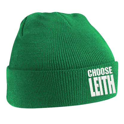 Hibs FC Choose Leith Football Beanie Hat 