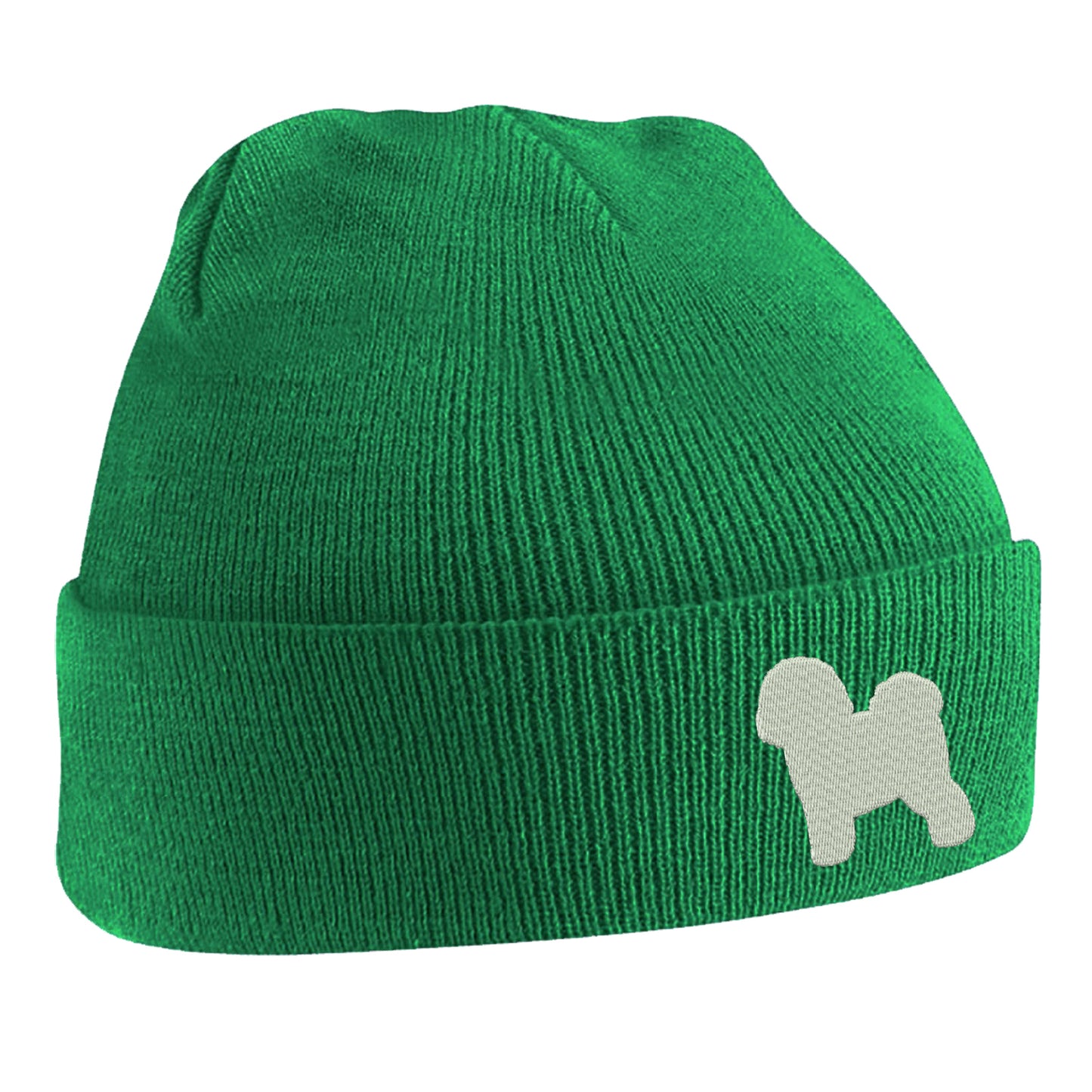Bichon Frise Embroidered Beanie Hat