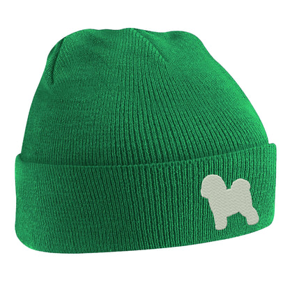 Bichon Frise Embroidered Beanie Hat