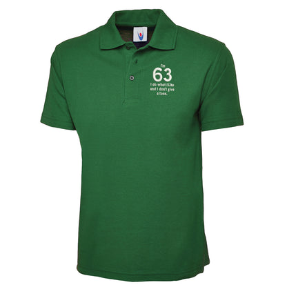 63rd Birthday Polo Shirt