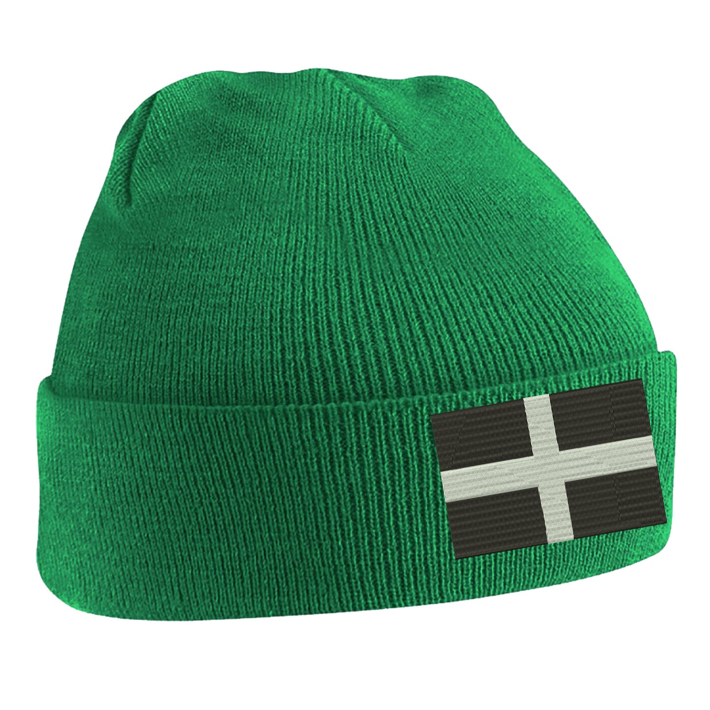 Saint Piran’s Flag Cornwall Beanie Hat 