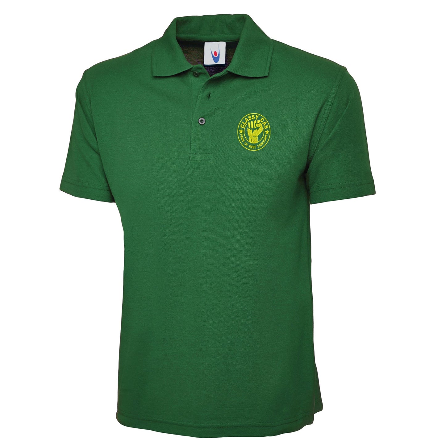 Classy Cas Pride of West Yorkshire Embroidered Classic Polo Shirt