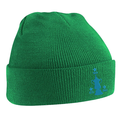 Retro West Ham Three Time Cup Winners Embroidered Beanie Hat