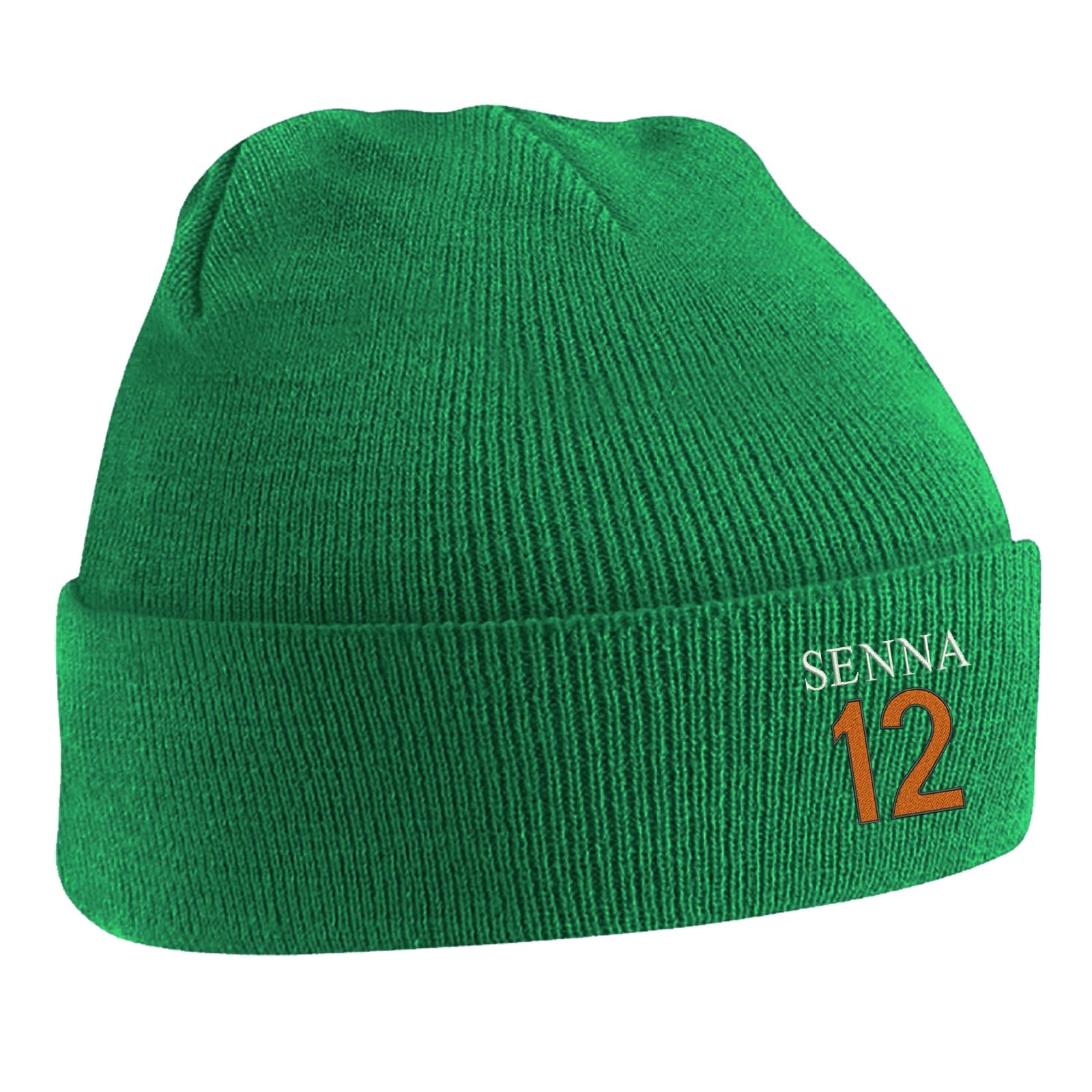 Retro Senna 12 Beanie Hat