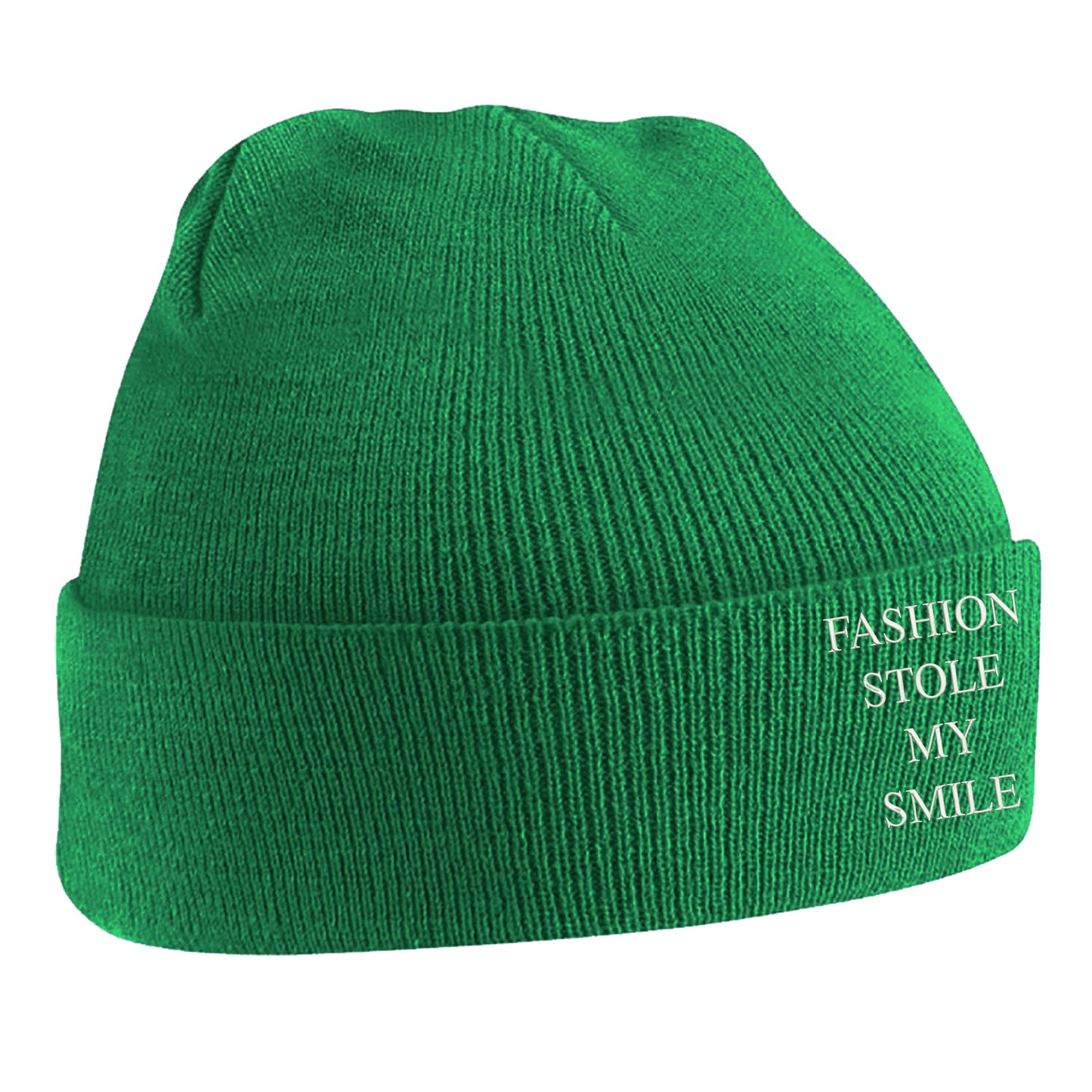 Fashion Stole My Smile Beanie Hat