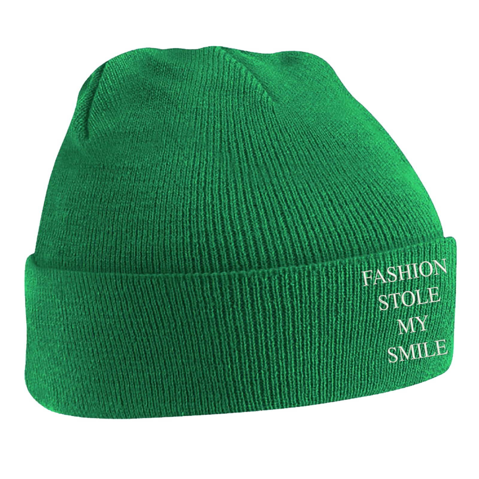 Fashion Stole My Smile Beanie Hat