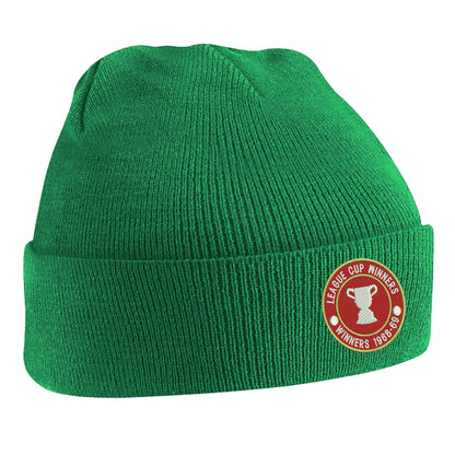 Retro Swindon Town Football League Cup Winners 1969 Embroidered Beanie Hat