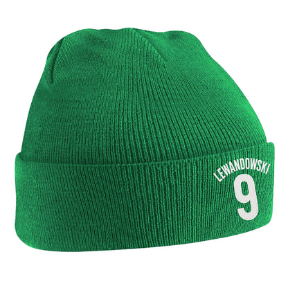 Poland-Football Beanie Hat