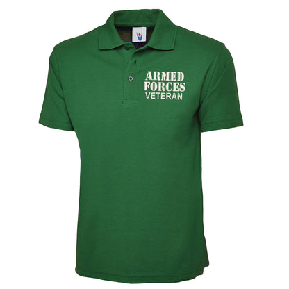 Armed Forces Veteran Polo Shirt for Sale UK
