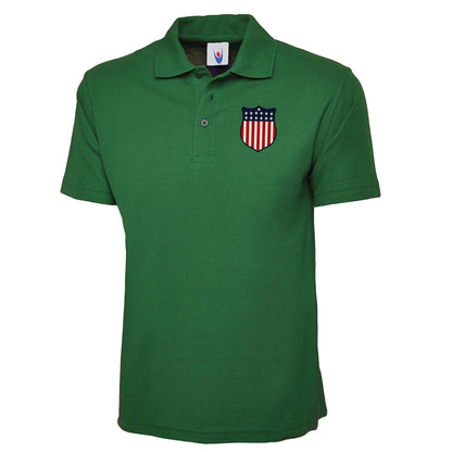 Retro USA 1913 Soccer Polo Shirt