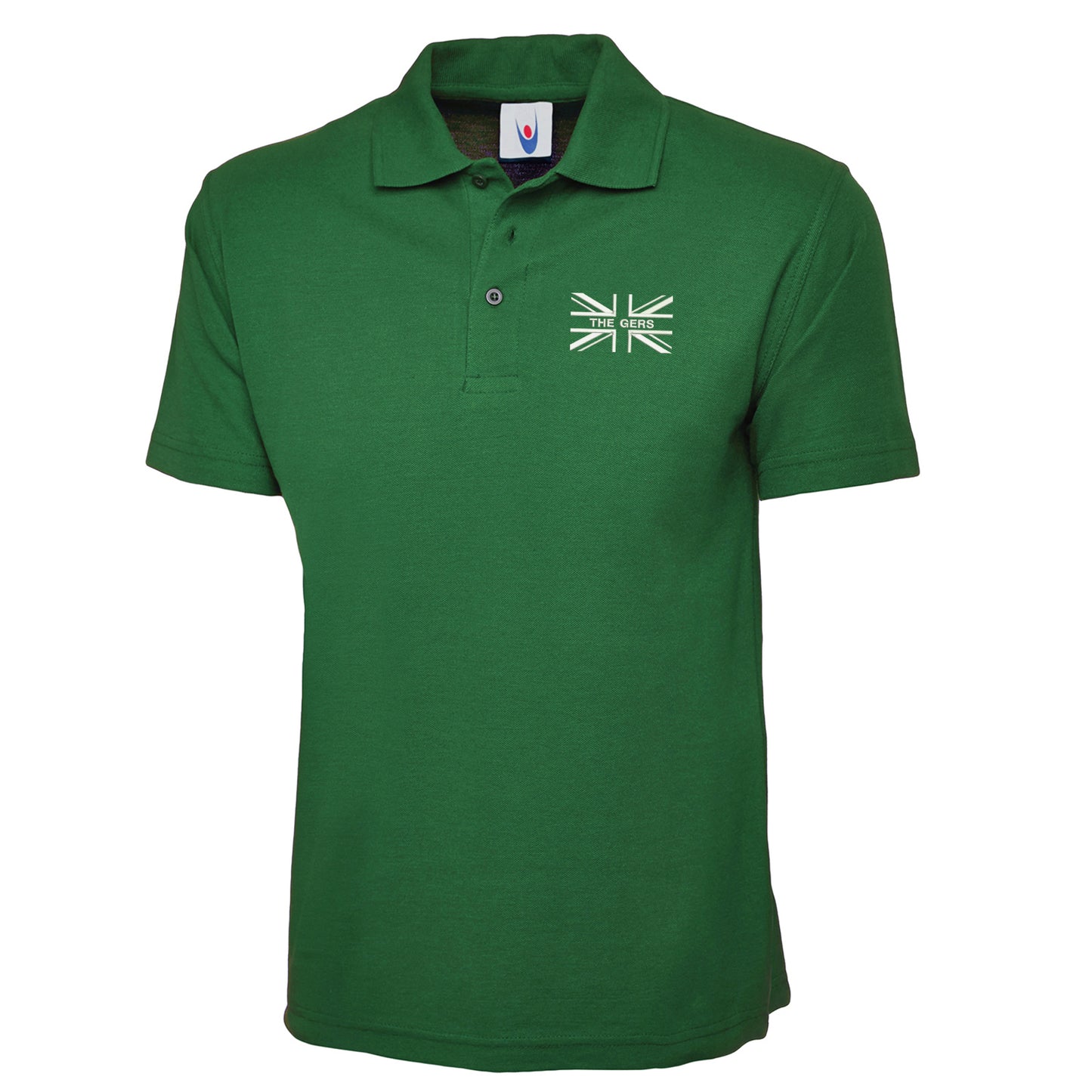 The Gers Union Jack Embroidered Classic Polo Shirt