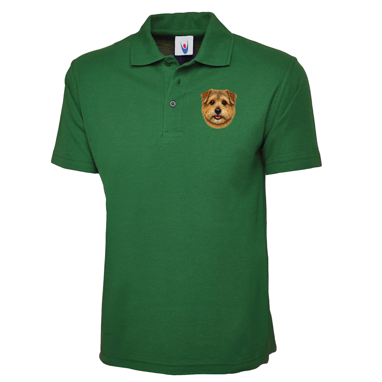 Norfolk Terrier Dog Face Classic Polo Shirt 