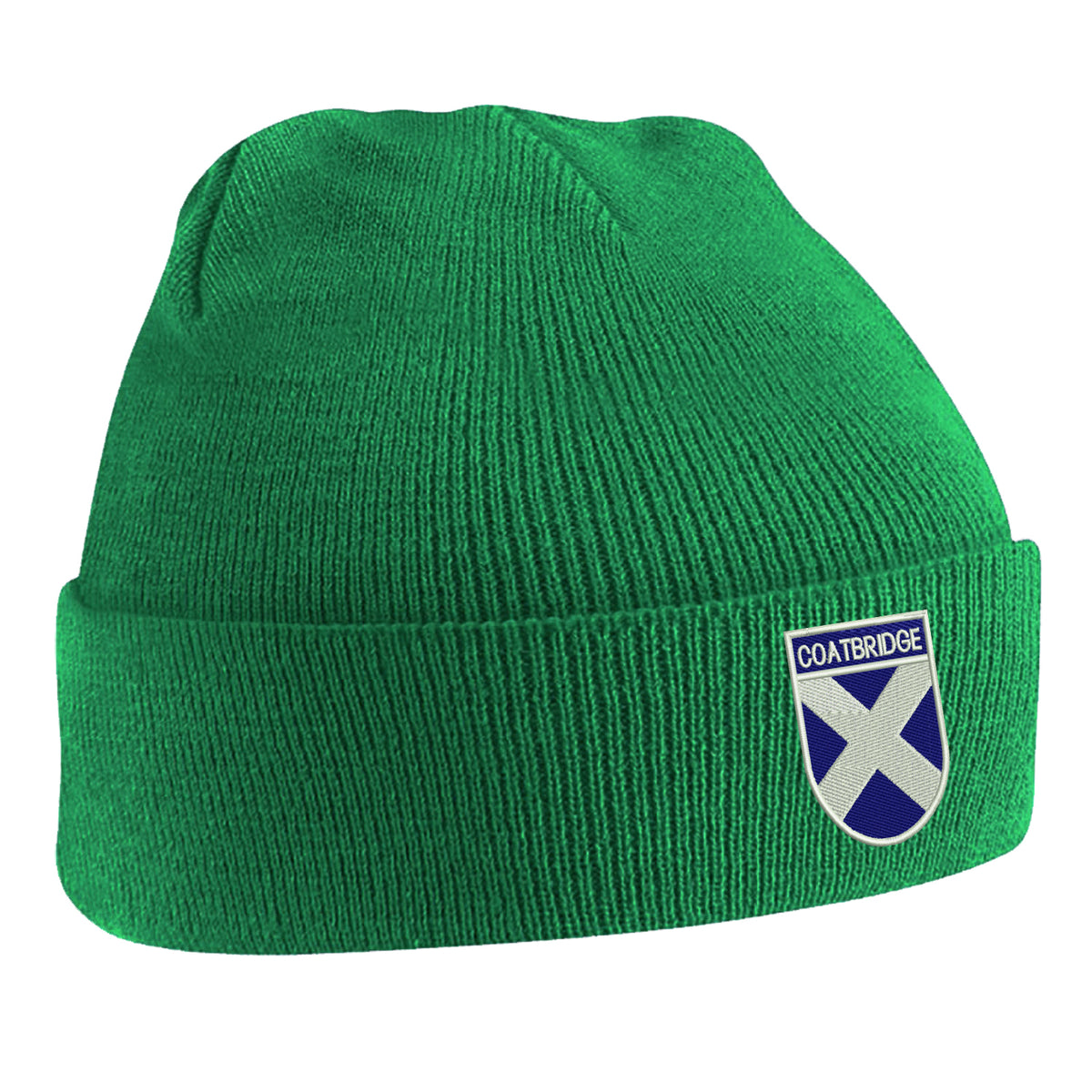 Coatbridge Flag of Scotland Shield Beanie Hat