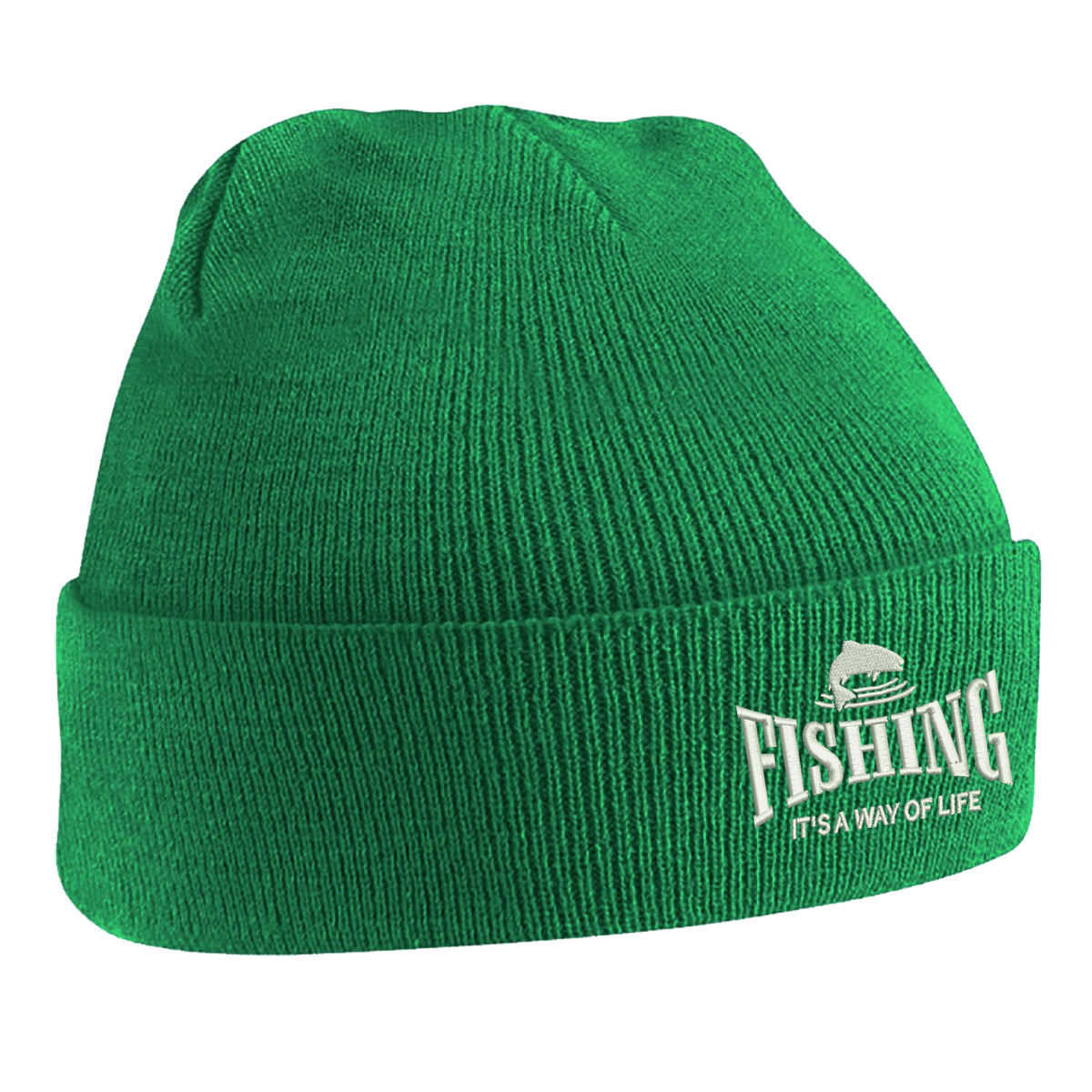 Fishing It's a Way of Life Beanie Hat