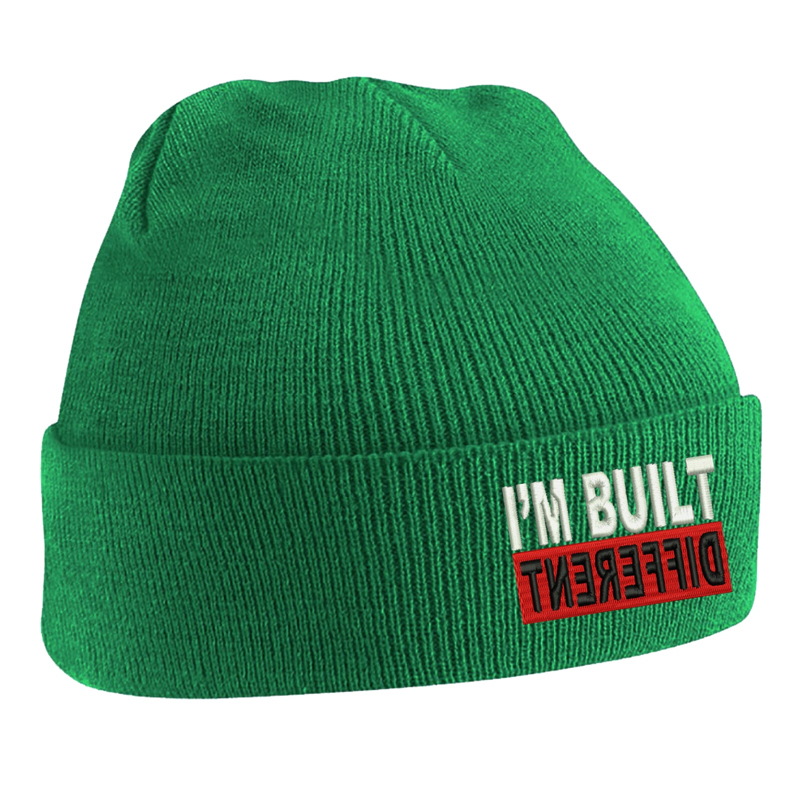 Hits Different Embroidered Beanie Hat