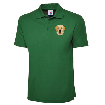 Labrador Dog Face Polo Shirt