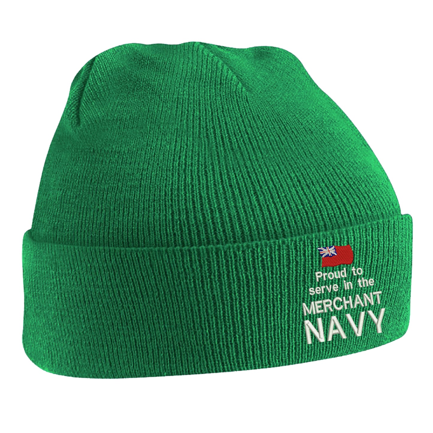 Proud to Serve in The Merchant Navy Beanie Hat