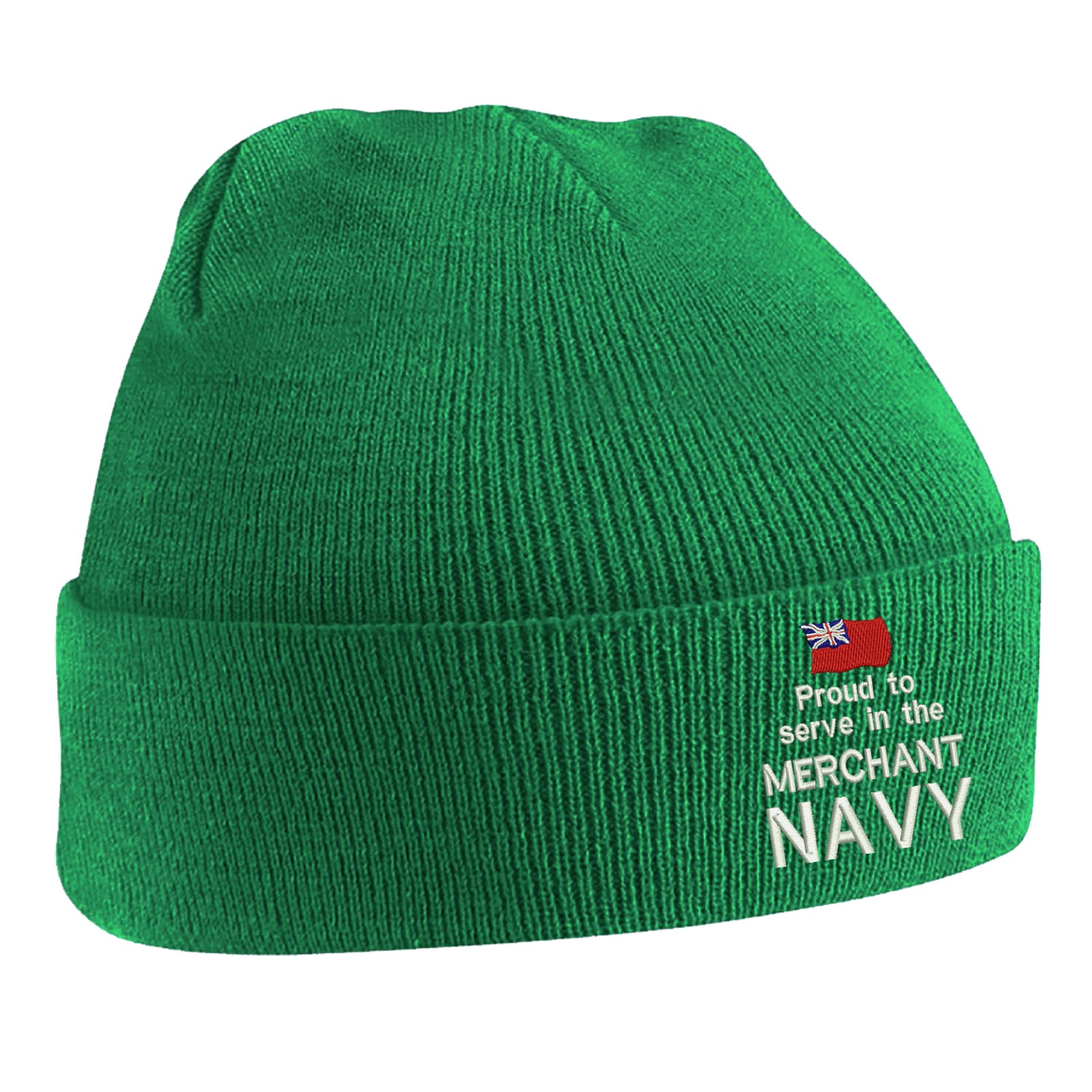 Proud to Serve in The Merchant Navy Beanie Hat