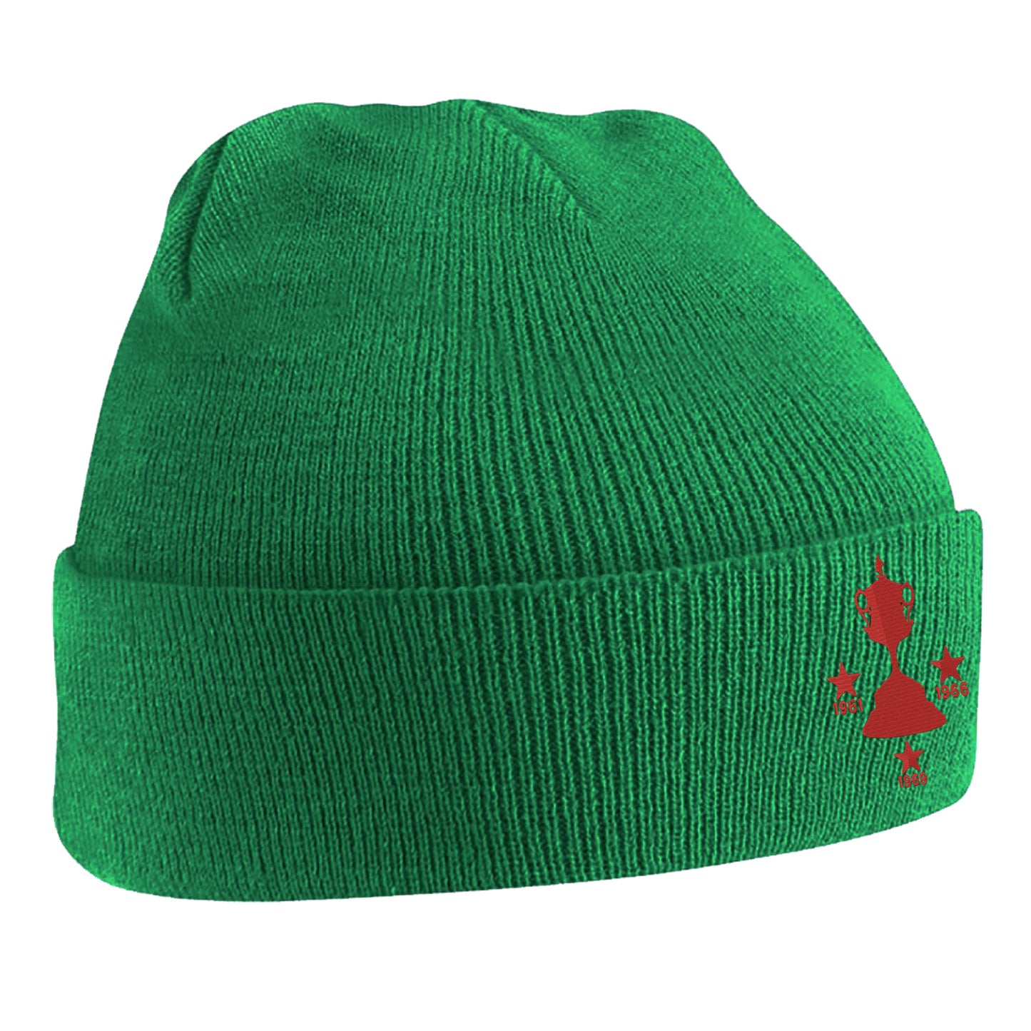 Retro Tamworth Three Time Birmingham Senior Cup Winners Embroidered Beanie Hat