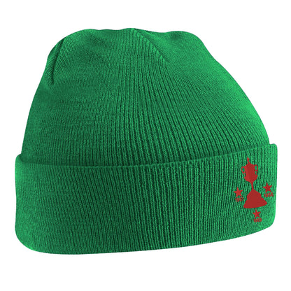 Retro Tamworth Three Time Birmingham Senior Cup Winners Embroidered Beanie Hat