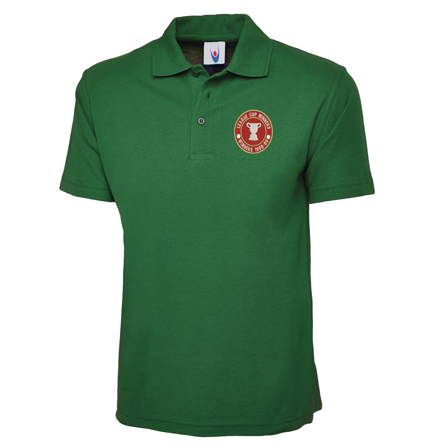 Retro Swindon Town Football League Cup Winners 1969 Embroidered Classic Polo Shirt