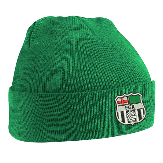 Retro Forest Green 1975 Embroidered Beanie Hat