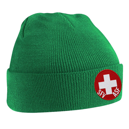 Switzerland Football Beanie Hat
