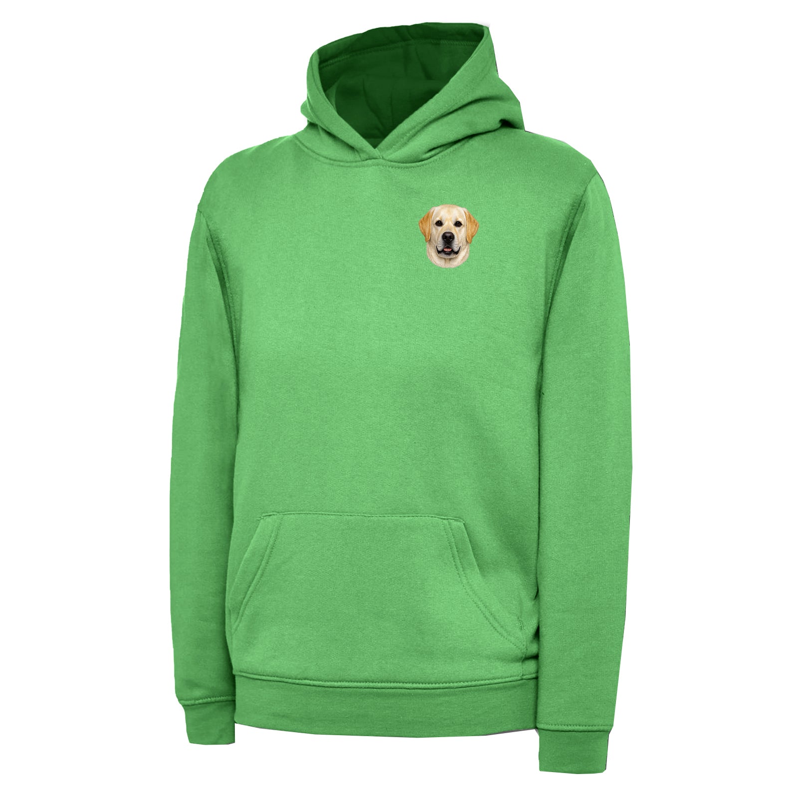 Children's Yellow Labrador Dog Face Hoodie 