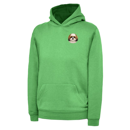 Children's Shih Tzu Dog Face Hoodie
