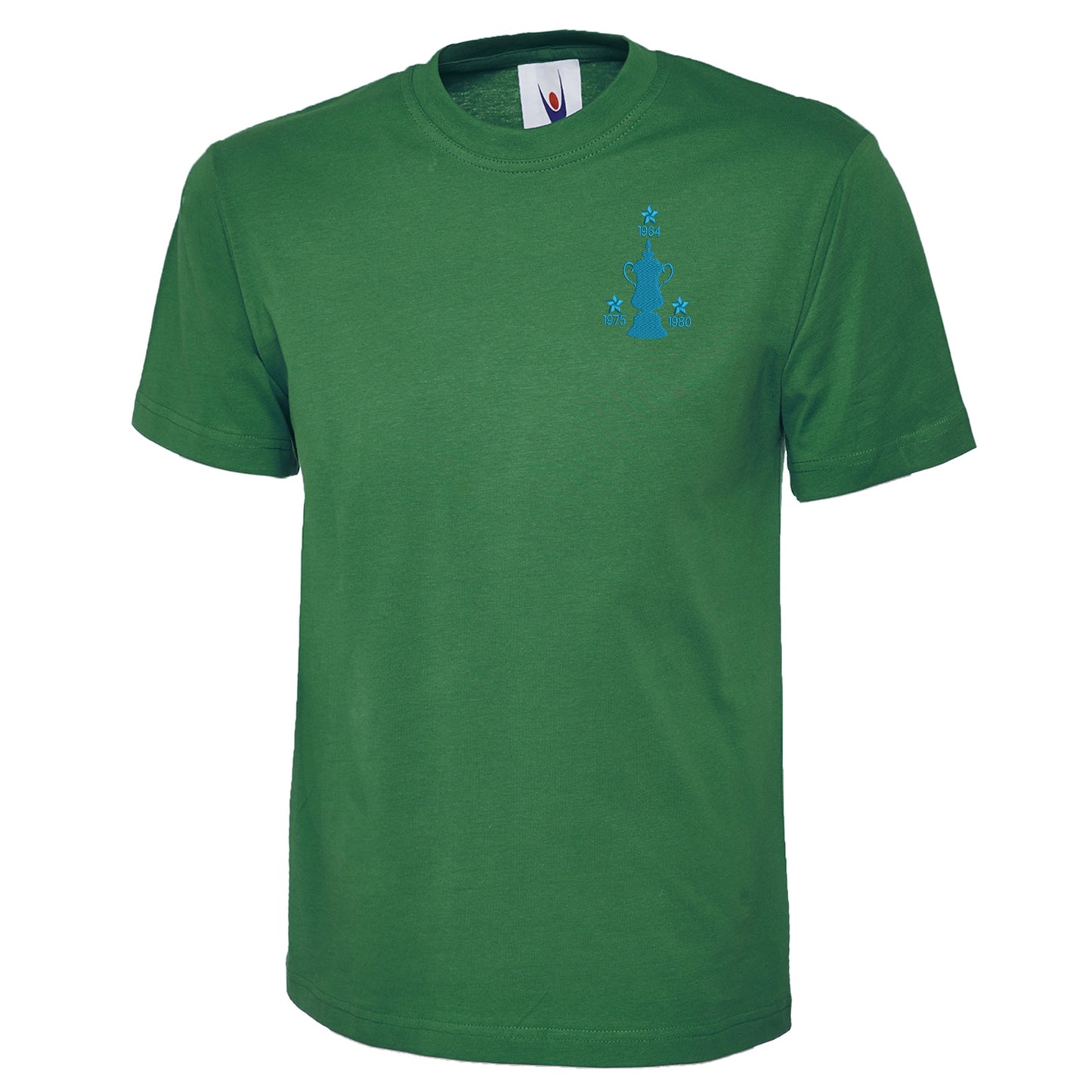 Retro West Ham Three Time Cup Winners Embroidered Classic T-Shirt