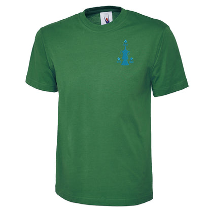 Retro West Ham Three Time Cup Winners Embroidered Classic T-Shirt