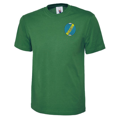 Retro Boca Juniors 1912 Embroidered Classic T-Shirt