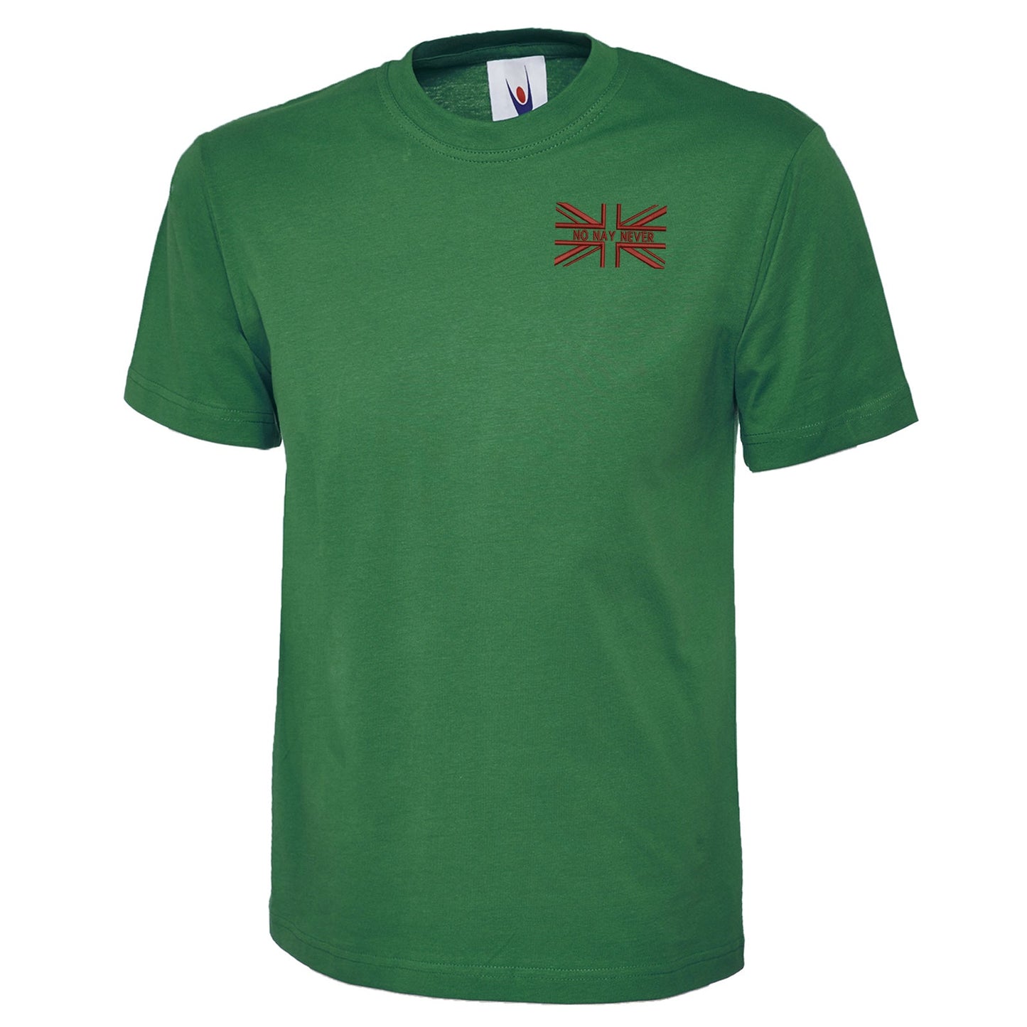No Nay Never Union Jack Embroidered Classic T-Shirt