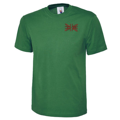 No Nay Never Union Jack Embroidered Classic T-Shirt