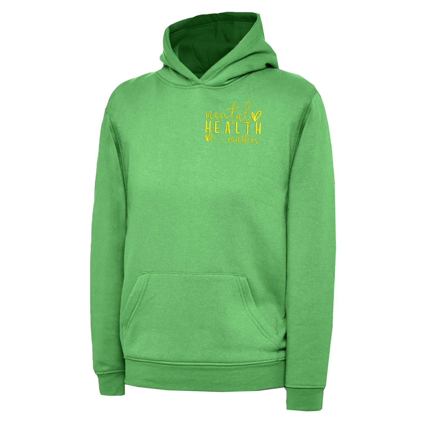 Children's Yellow Mental Health Hoodie 