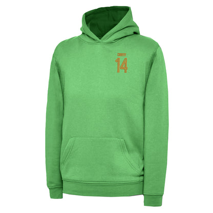 Cruyff 14 Embroidered Children's Hoodie