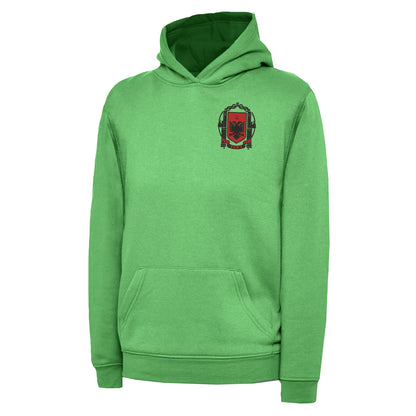 Retro Albania 1935 Embroidered Children's Hoodie