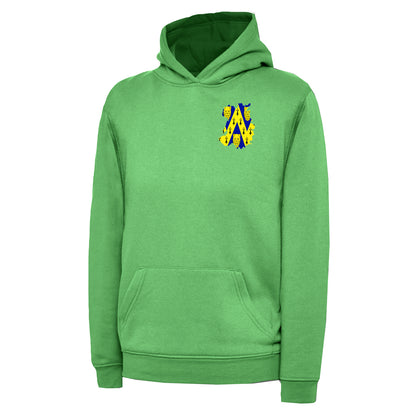 Shropshire Flag Map Embroidered Children's Hoodie
