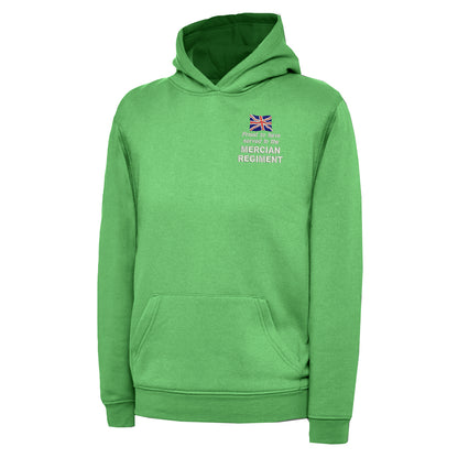 Proud to Have Served in The Mercian Regiment Embroidered Children's Hoodie