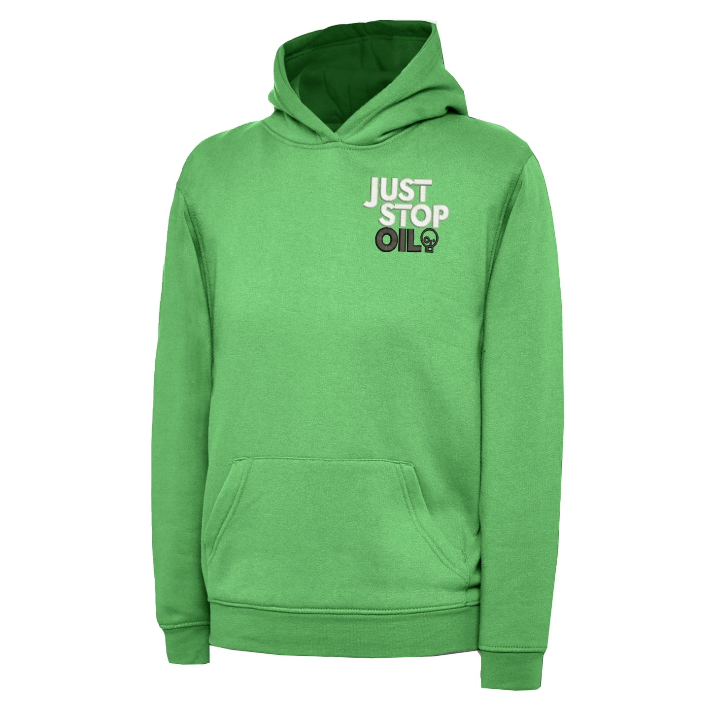 Just Stop Oil Embroidered Children's Hoodie