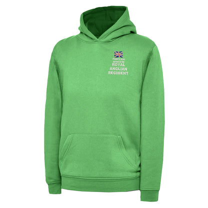 Proud to Have Served in The Royal Anglian Regiment Embroidered Children's Hoodie