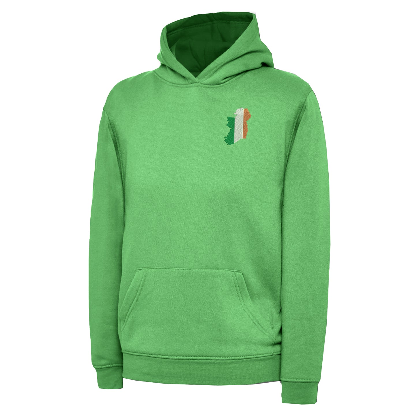 Ireland Flag Map Embroidered Children's Hoodie